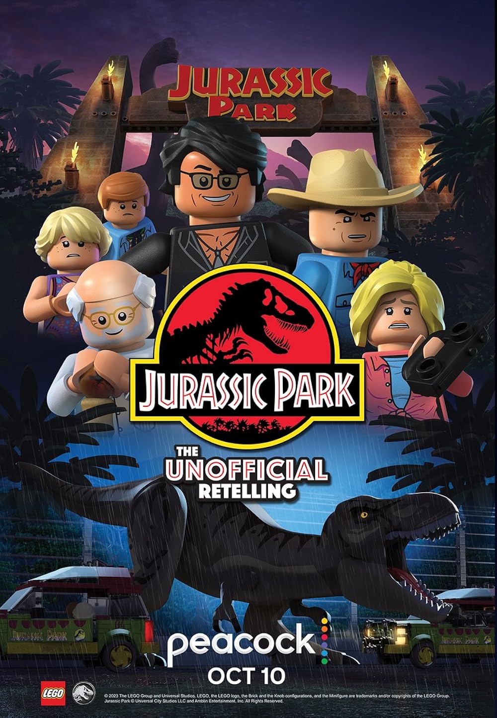 lego jurassic park the unofficial retelling (2023)